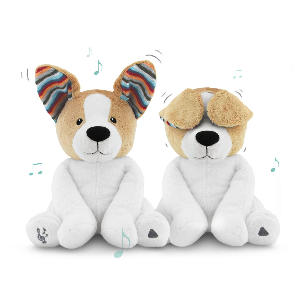 A must have soft toy friend for your little one, the Peek-a-Boo soft Danny the Dog has flapping ears and sings “Do your ears hang low” as he entertains your baby.