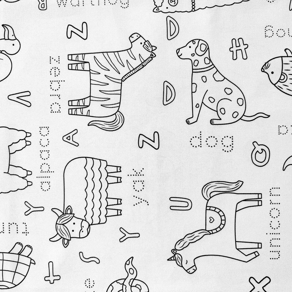 Colour Me Kids - Washable Colouring In Tablecloth Set