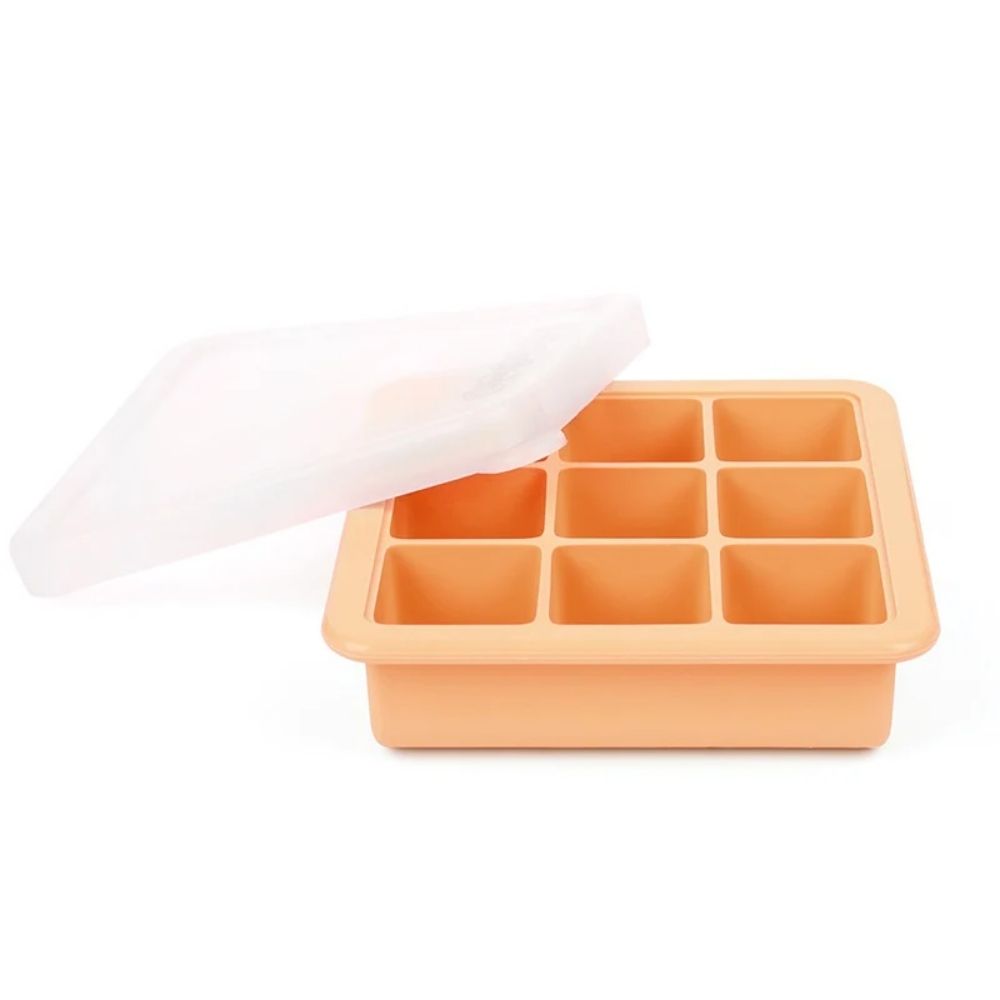 The Haakaa Freezer Tray is made of 100% silicone and is perfect for freezing baby food, breast milk, or ice cubes. Dishwasher &amp; microwave safe. Apricot colour