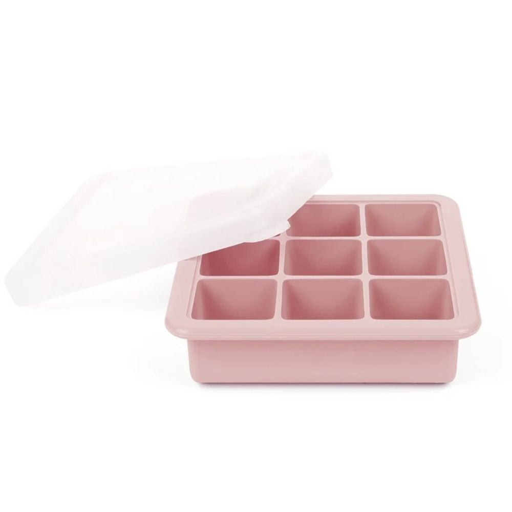 The Haakaa Freezer Tray is made of 100% silicone and is perfect for freezing baby food, breast milk, or ice cubes. Dishwasher &amp; microwave safe. Blush colour