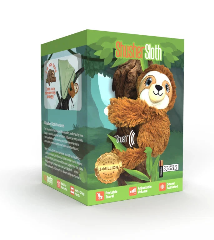 Baby Shusher - Sloth Soft Toy and Sound Module