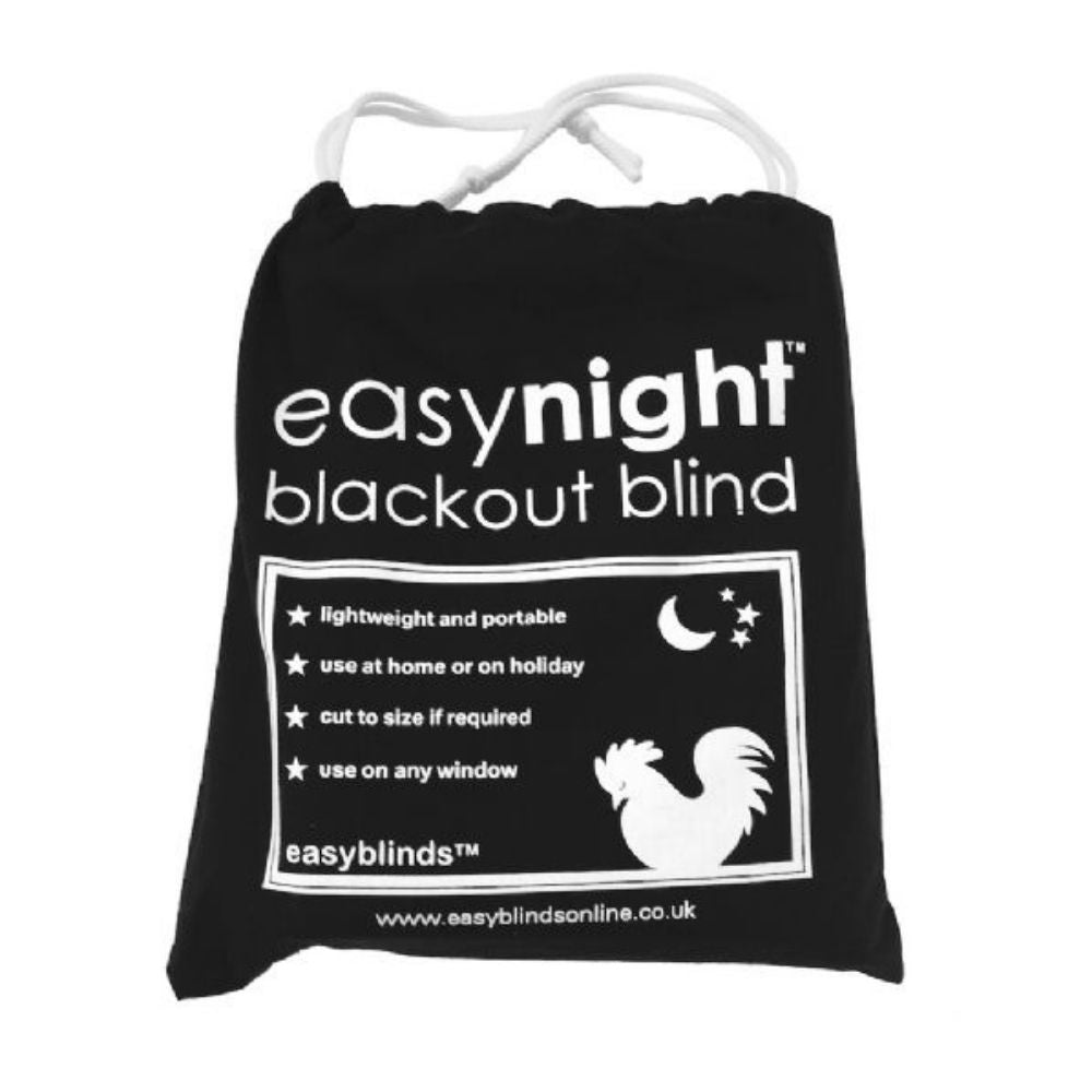 easynight blackout blinds home version, ideal for babies rooms and shift workers especially in daylight savings. Blocks out unwanted light creating complete darkness. No gaps