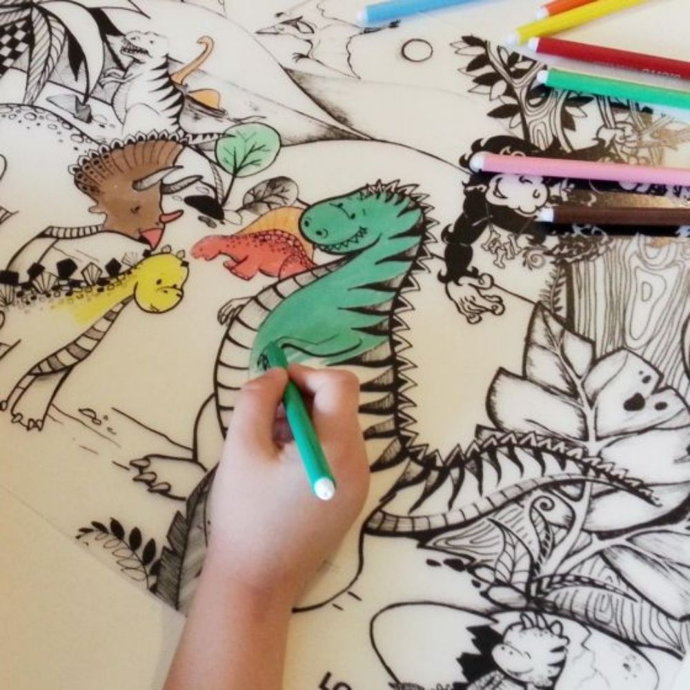 Funny Mat - Reusable Colouring Mat