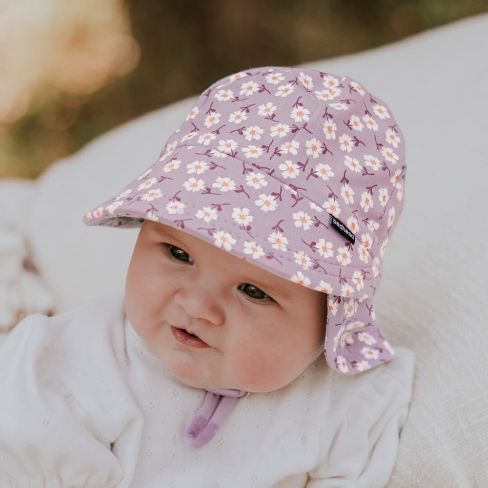 Bedhead Patterned Baby Toddler Legionnaire Flap Hat