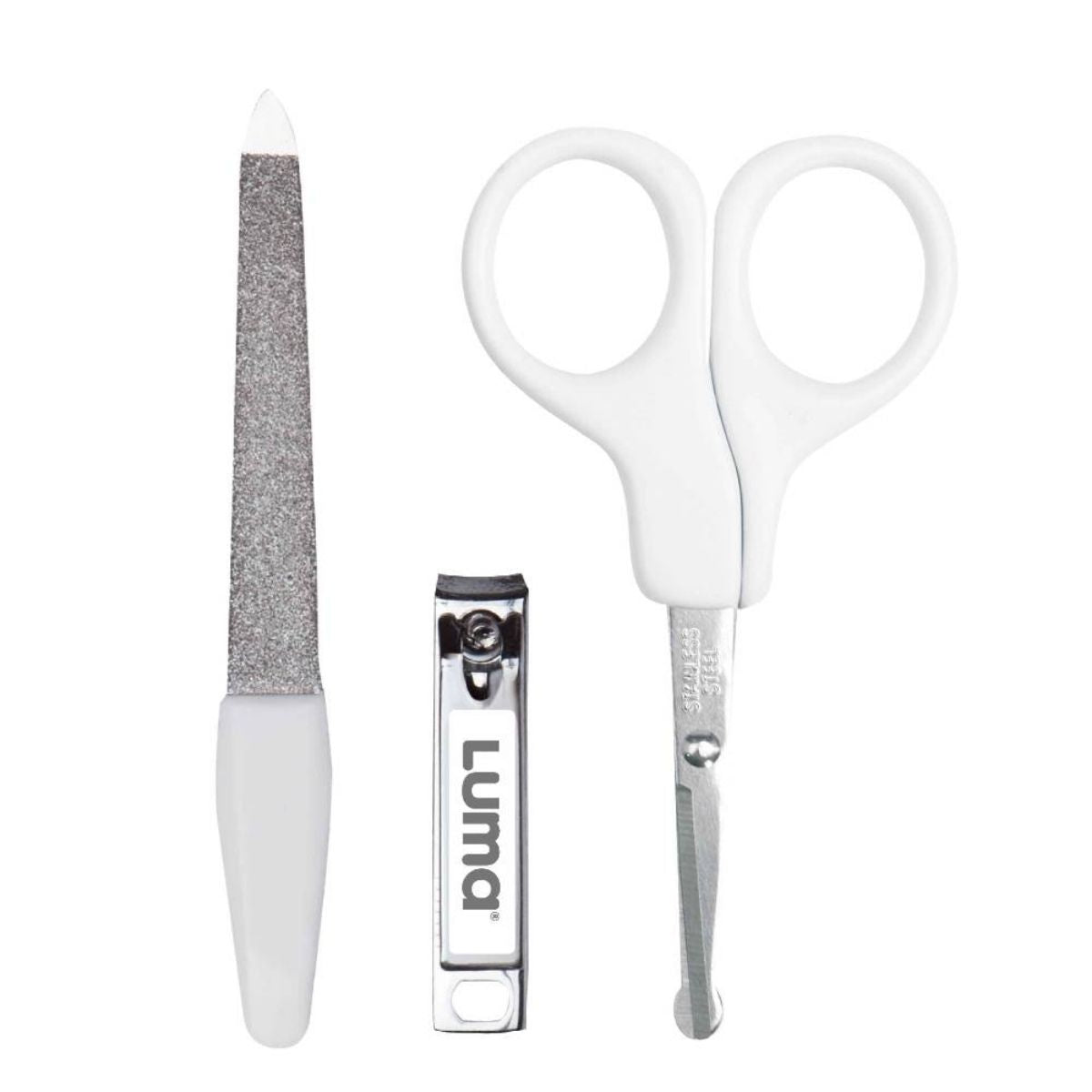 Baby file, clippers and scissors that are ergonomically designed ensuring your babies safety.
