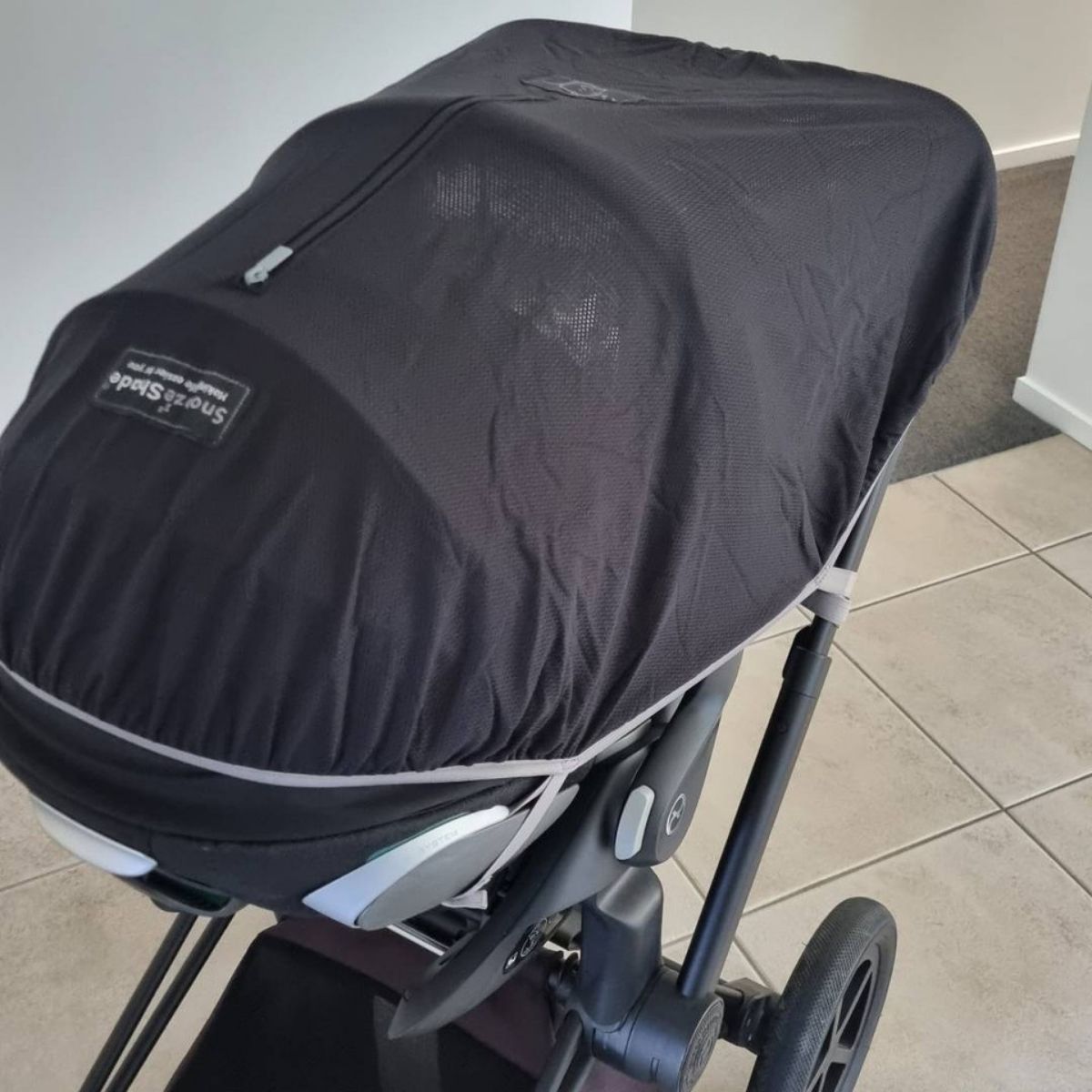 SnoozeShade - Original Buggy Blackout Shade Cover | Steel Trim