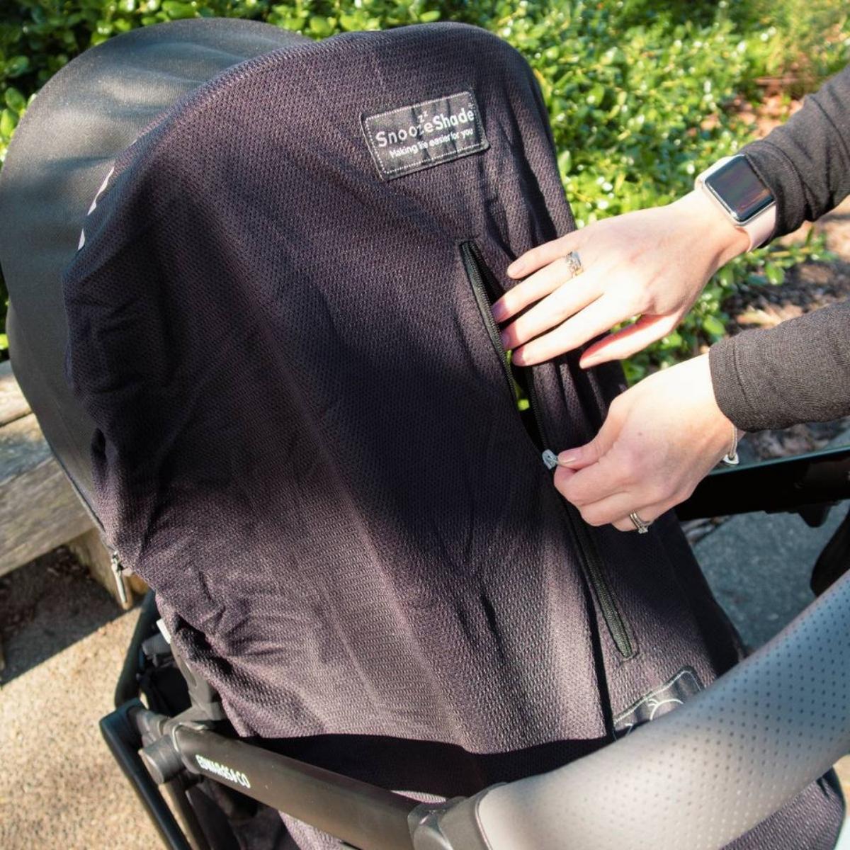 SnoozeShade - Original Buggy Blackout Shade Cover | Steel Trim