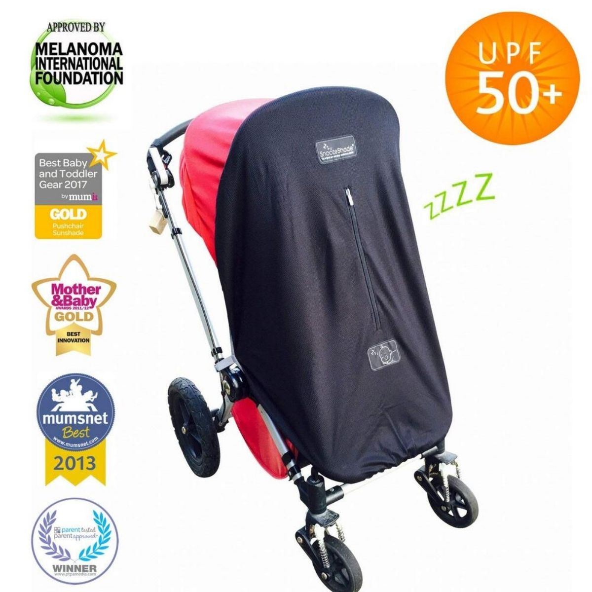 SnoozeShade - Original Buggy Blackout Shade Cover | Steel Trim