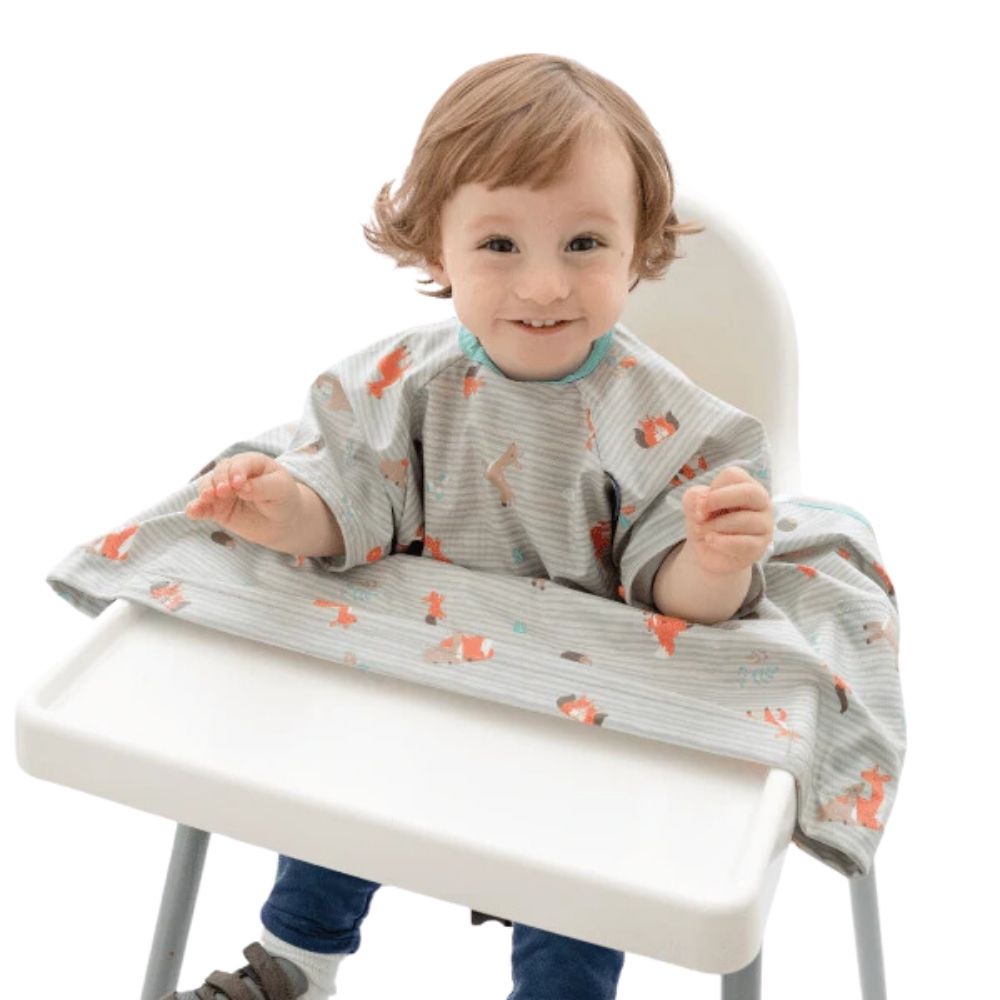 Bibado - Highchair Coverall Bib with Short Sleeves