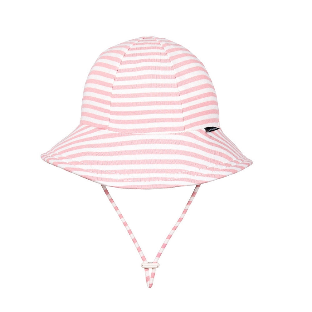 toddler-baby-hat-bucket-girl-pink-stripe-product-front