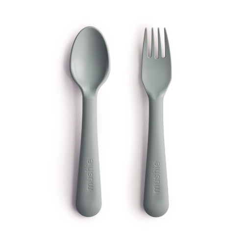 Mushie - Fork and Spoon Set