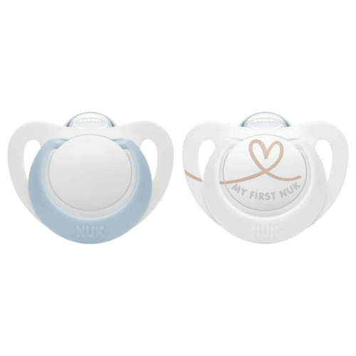 NUK Star Silicone Soother Twin Pack