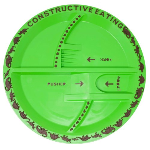 Constructive Eating - Dinosaur Plate