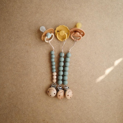 Mushie - Pacifier Clips