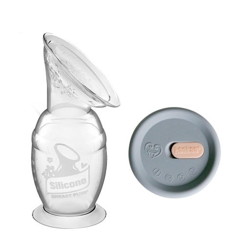 Haakaa - Silicone Breast Pump with Suction Base &amp; Silicone Cap, Generation 2, 150ml
