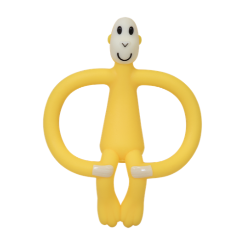 Matchstick Monkey Yellow Teething Toy and Gel Applicator - Coolkidz  Australia
