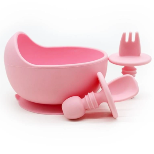 Sleepytot - Suction Bowl &amp; Baby Cutlery Set