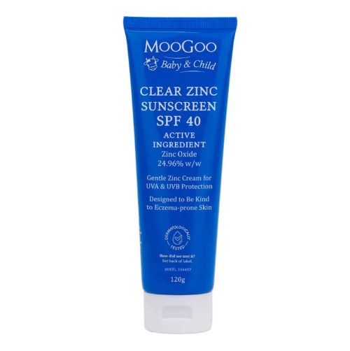 Moogoo - Baby Clear Zinc Sunscreen SPF40 120g