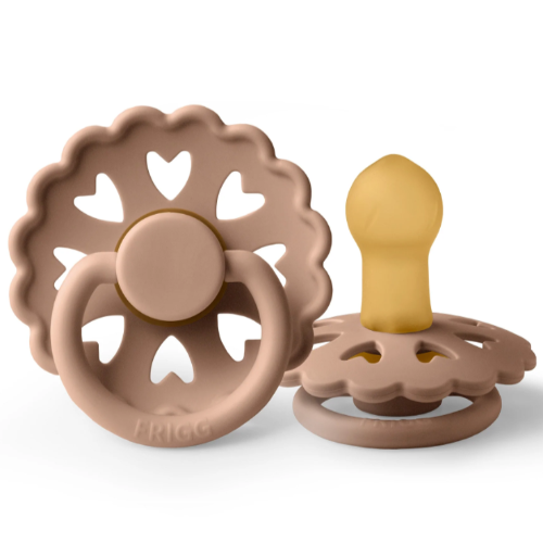 Frigg - Fairytale Natural Rubber/Latex Pacifier Twin Pack