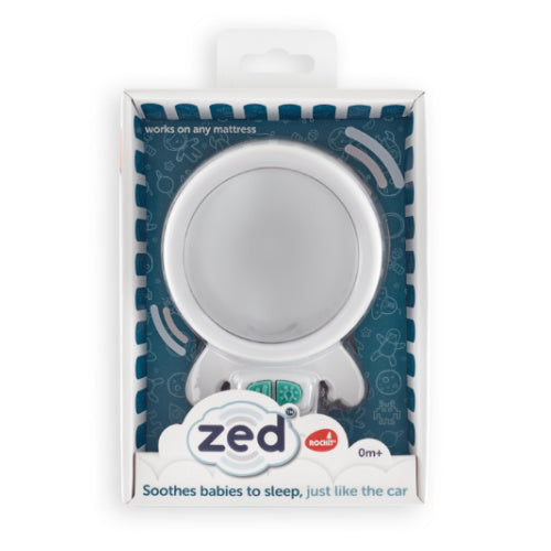 A baby sleep aid device called ZED, which mimics a car journey sending gentle vibrations through the babies mattress sending babies and children into a deep sleep.