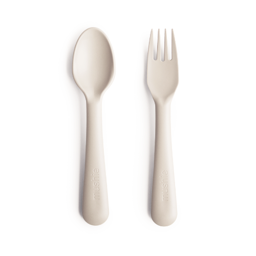 Mushie - Fork and Spoon Set