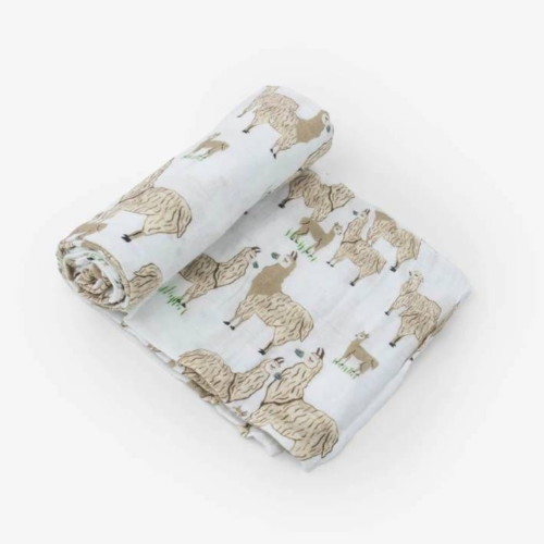 Little Unicorn - Single Cotton Muslin Swaddle Blanket